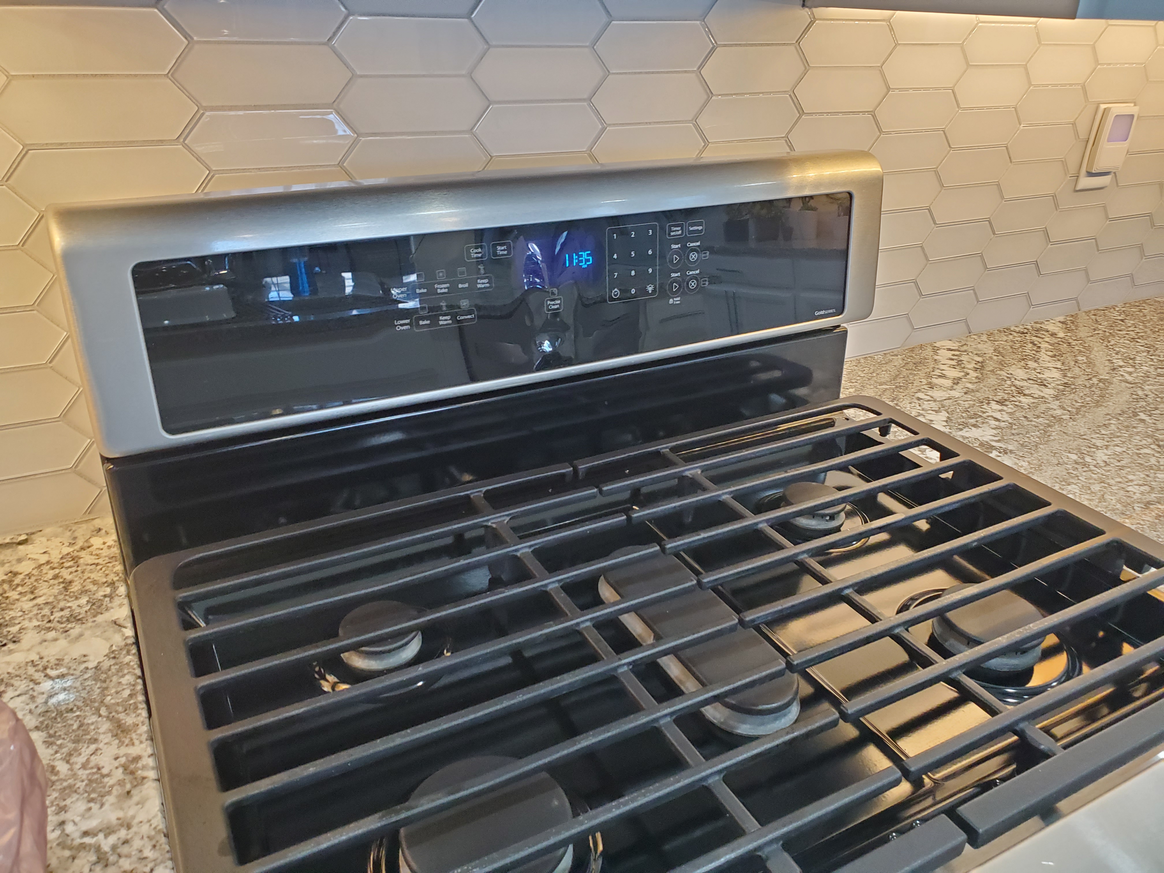 Residential appliance repair with an organized workspace